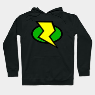 Lightning Bolt Logo - Green Hoodie